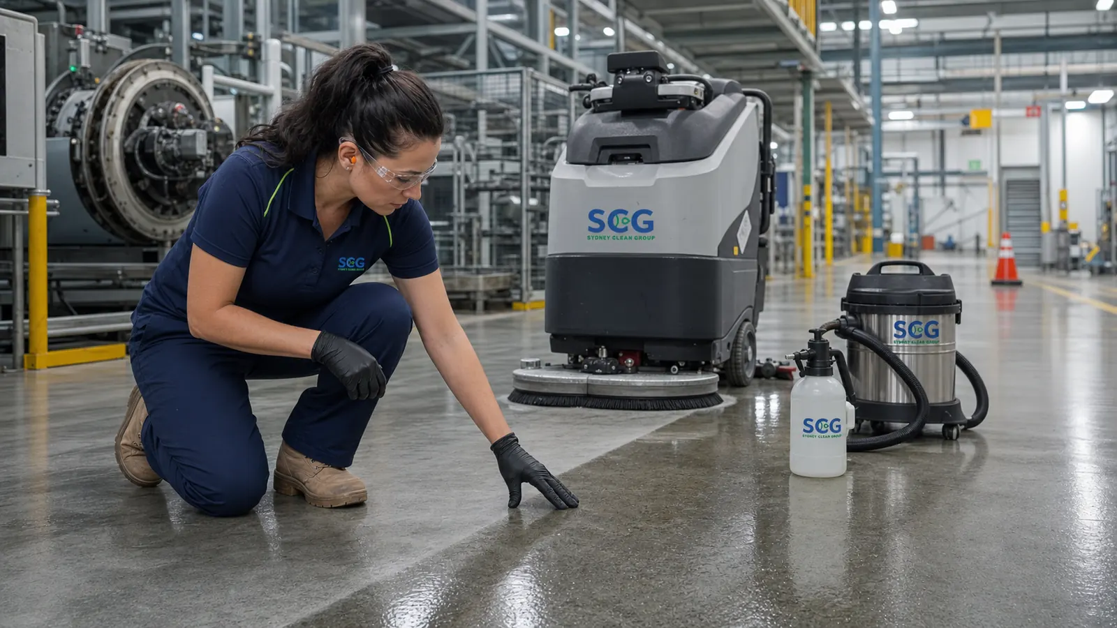 Warehouse Cleaning team at work in Sydney and Newington — Sydney Clean Group