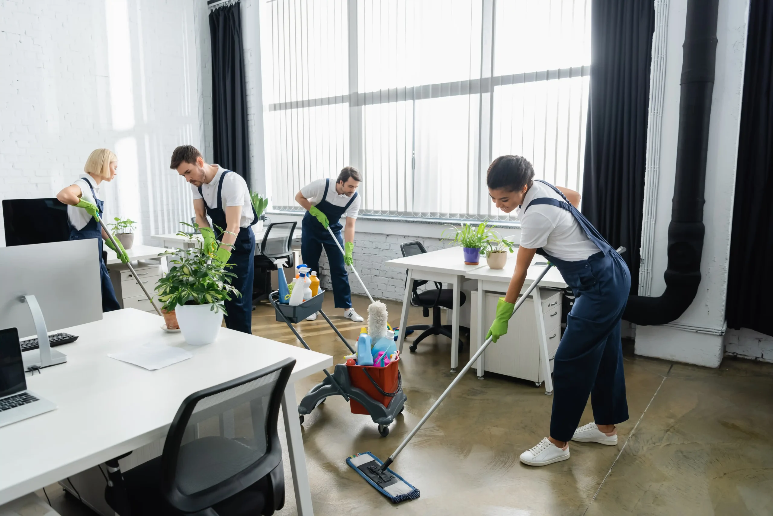 Warehouse Cleaning team at work in Sydney and Newington — Sydney Clean Group